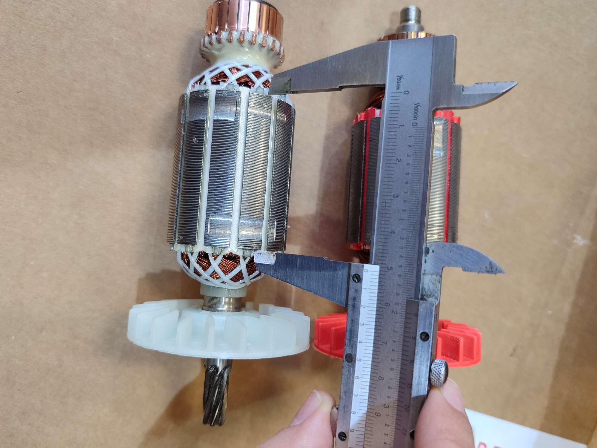 روتور موتور ویبراتور دریلی آلومینیومی